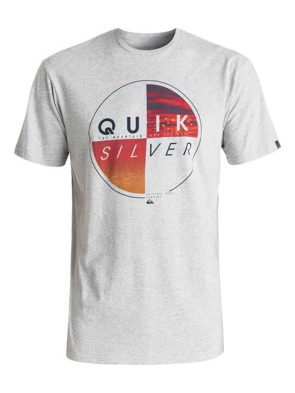 quiksilver, Футболка Classic Blazed, ATHLETIC HEATHER (sgrh) 0 Футболка Classic Blazed Серый EQYZT04330 Quiksilver