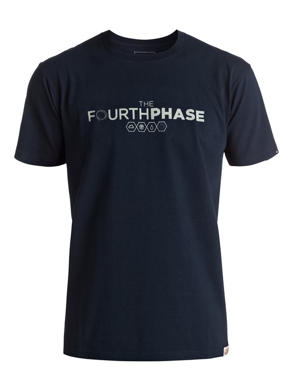 quiksilver, The Fourth Phase - Tee-Shirt, NAVY BLAZER (byj0) 0 The Fourth Phase - Tee-Shirt EQYZT04384 Quiksilver