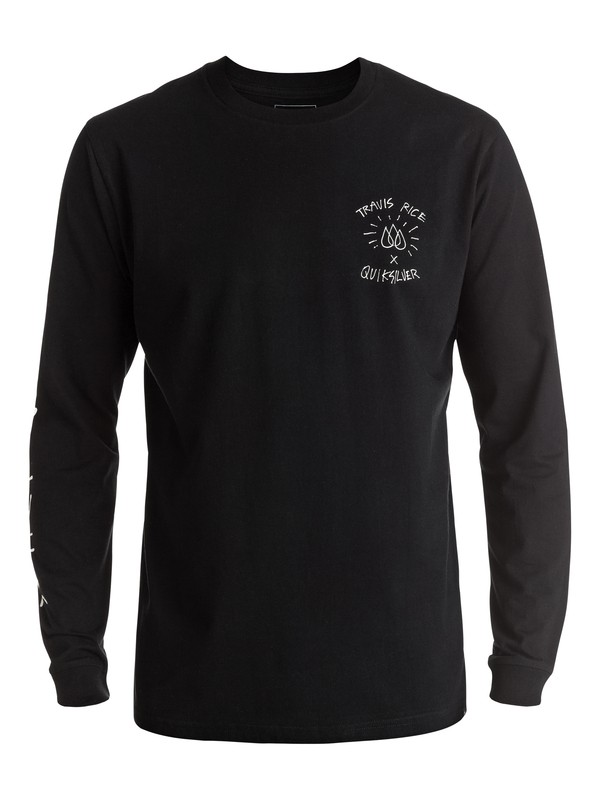 quiksilver, Travis Rice - Tee-Shirt à manches longues, BLACK (kvj0) 0 Travis Rice - Tee-Shirt à manches longues EQYZT04396 Quiksilver