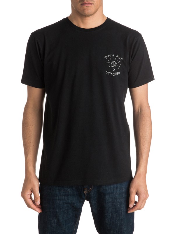 quiksilver, Travis Rice - Tee-Shirt, BLACK (kvj0) 0 Travis Rice - Tee-Shirt EQYZT04397 Quiksilver