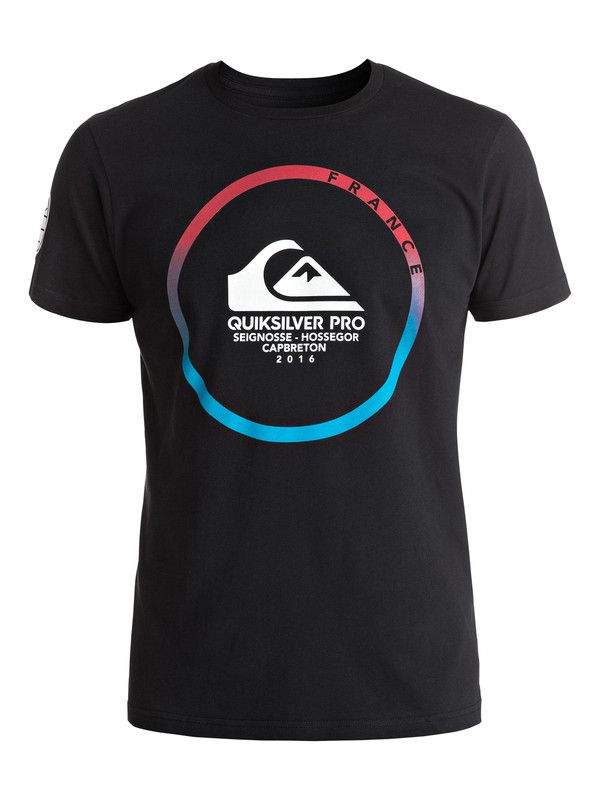 quiksilver, QS Pro France 2016 - Tee-Shirt, BLACK (kvj0) 0 QS Pro France 2016 - Tee-Shirt EQYZT04399 Quiksilver