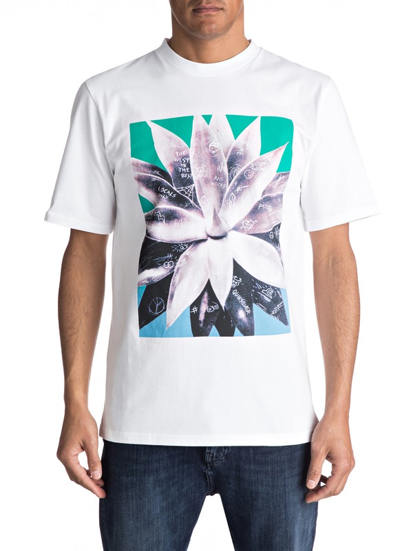 quiksilver, Resin Wars - Maglietta, WHITE (wbb0) 0 Resin Wars - Maglietta White EQYZT04473 Quiksilver