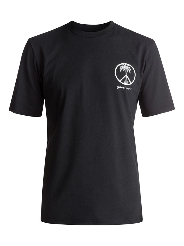 0 Peace On The Beach - T-Shirt Black EQYZT04475 Quiksilver
