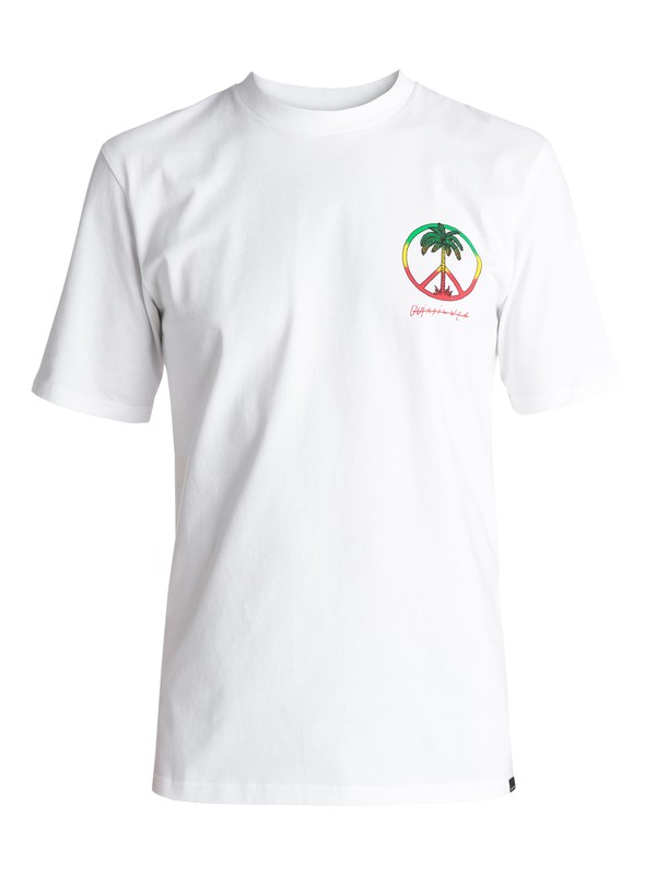 0 Peace On The Beach - T-Shirt White EQYZT04475 Quiksilver