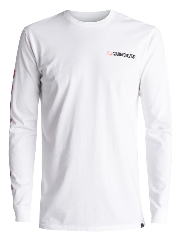 0 Past & Present - Long Sleeve T-Shirt White EQYZT04488 Quiksilver
