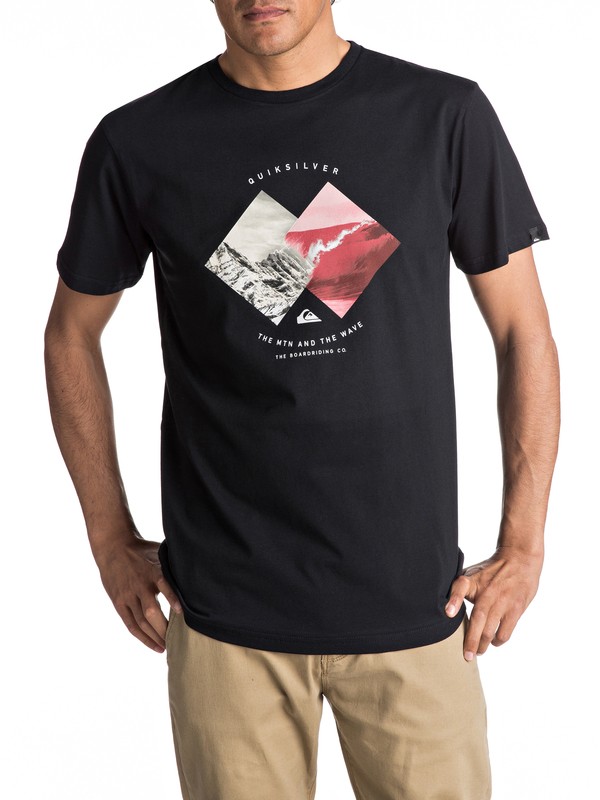 quiksilver, Classic Pleasure Zone - Tee-Shirt, BLACK (kvj0) 0 Classic Pleasure Zone - Tee-Shirt Noir EQYZT04503 Quiksilver