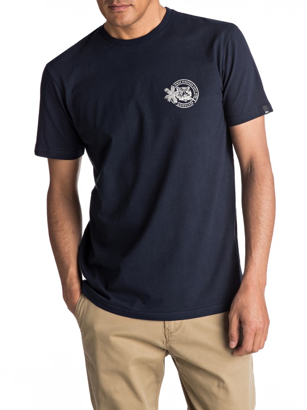 quiksilver, Classic Rad Tiger - T Shirt, NAVY BLAZER (byj0) 0 Classic Rad Tiger - T Shirt EQYZT04532 Quiksilver