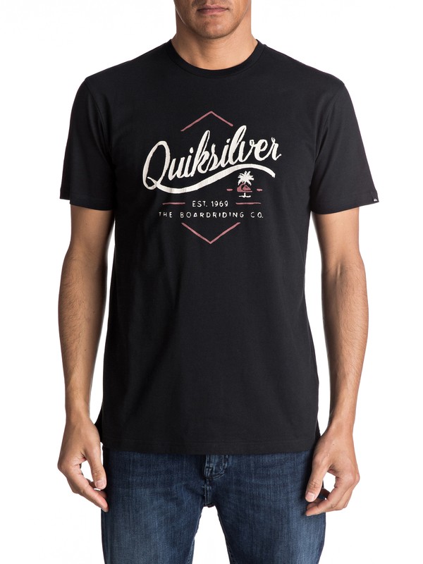 quiksilver, Classic Sea Tales - T Shirt, BLACK (kvj0) 0 Classic Sea Tales - T Shirt Noir EQYZT04533 Quiksilver