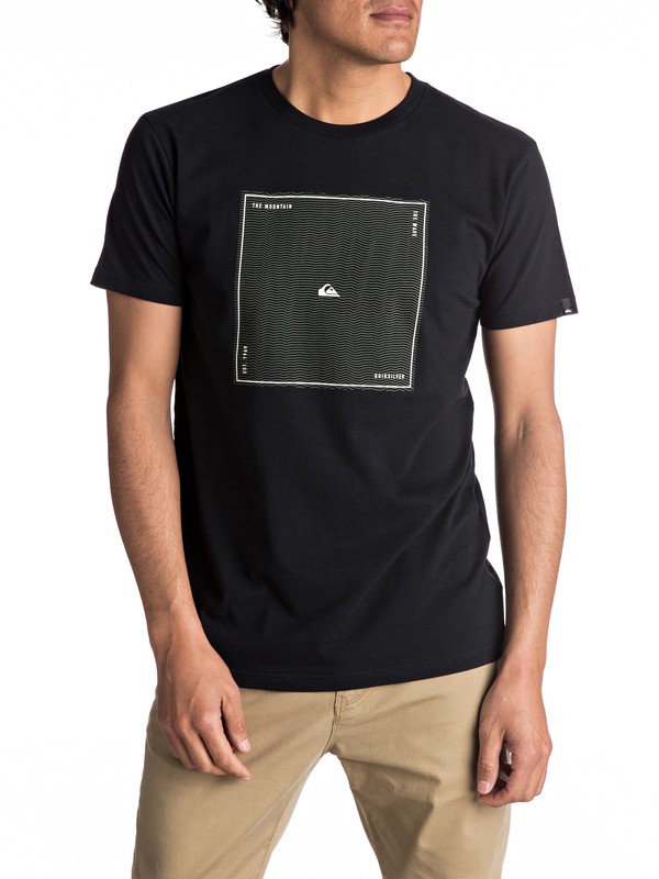quiksilver, Premium Heat Waves - T Shirt col rond, BLACK (kvj0) 0 Premium Heat Waves - T Shirt col rond Noir EQYZT04546 Quiksilver