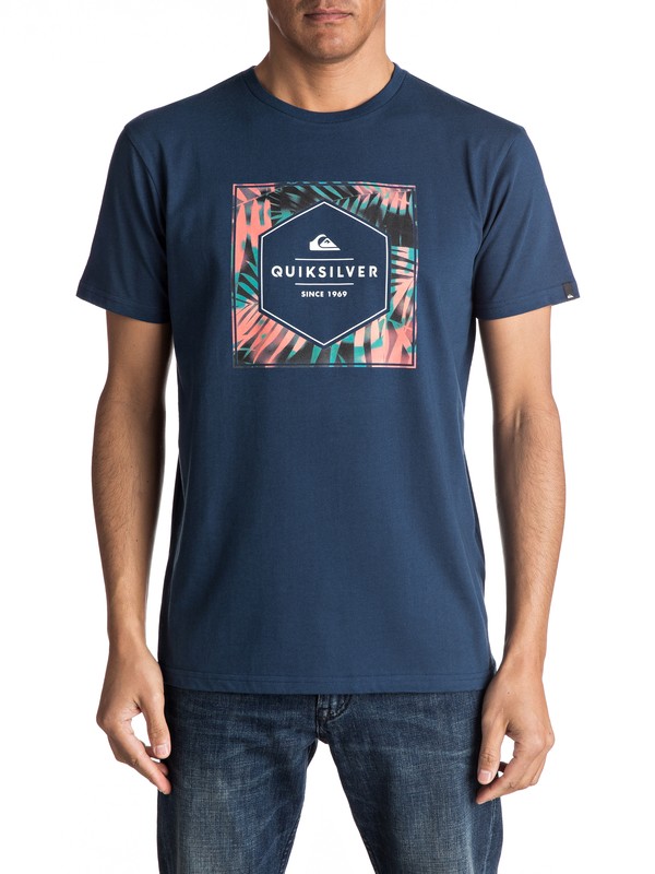 quiksilver, Shady Hex - Tee-Shirt, DARK DENIM (brq0) 0 Shady Hex - Tee-Shirt EQYZT04707 Quiksilver