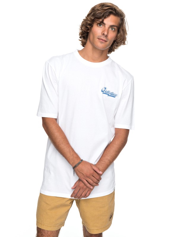 quiksilver, Hood Loves Tee, WHITE (wbb0) 0 Hood Loves Tee White EQYZT04736 Quiksilver