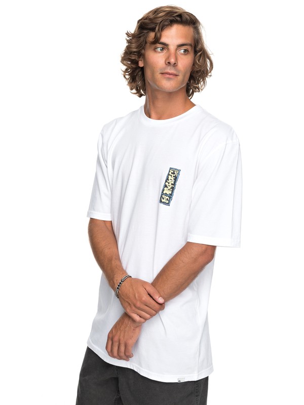 quiksilver, Framers Up Tee, WHITE (wbb0) 0 Framers Up Tee White EQYZT04737 Quiksilver