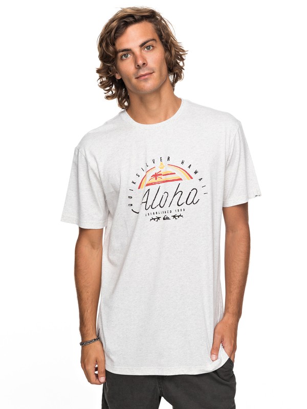 quiksilver, Heather King St - Camiseta, SNOW WHITE HEATHER (wbkh) 0 Heather King St - Camiseta Blanco EQYZT04741 Quiksilver