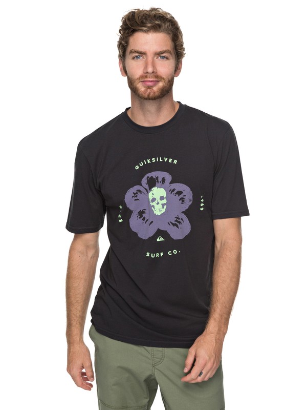 quiksilver, Cosmic Heat Tee, TARMAC (kta0) 0 Cosmic Heat Tee Black EQYZT04752 Quiksilver
