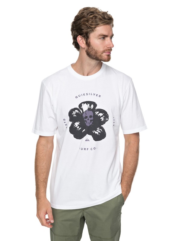 quiksilver, Cosmic Heat Tee, WHITE (wbb0) 0 Cosmic Heat Tee White EQYZT04752 Quiksilver