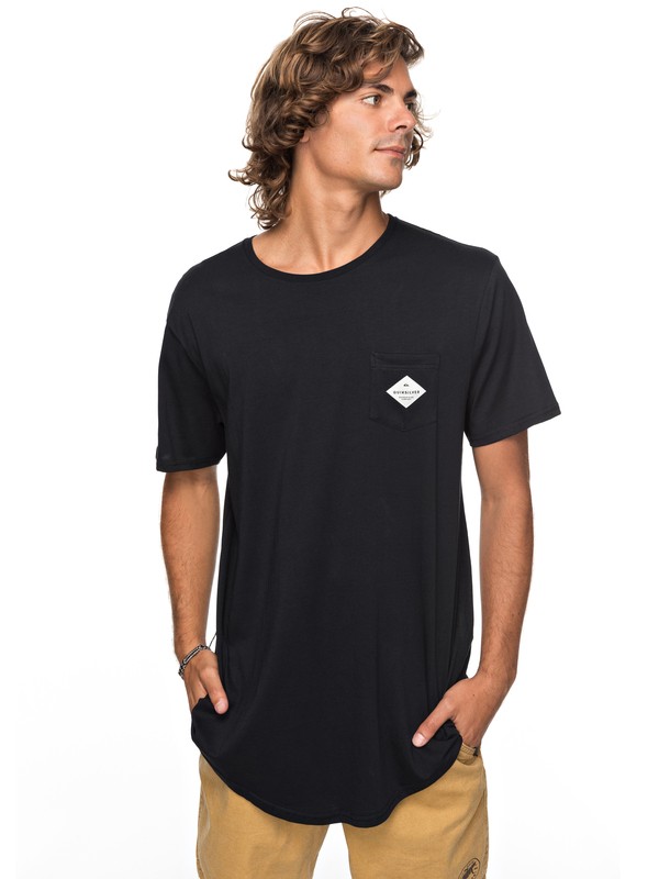 quiksilver, Scallop Loves Pocket Tee, BLACK (kvj0) 0 Scallop Loves Pocket Tee Black EQYZT04769 Quiksilver
