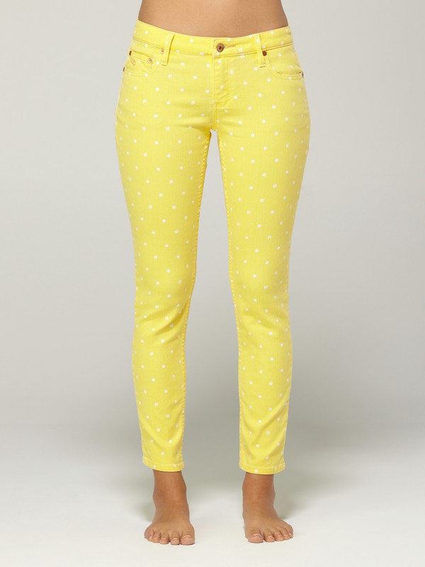quiksilver, Tama Crop Yellow Swan Jeans, YELLOW SWAN (sun) 0 Tama Crop Yellow Swan Jeans G13066 Quiksilver