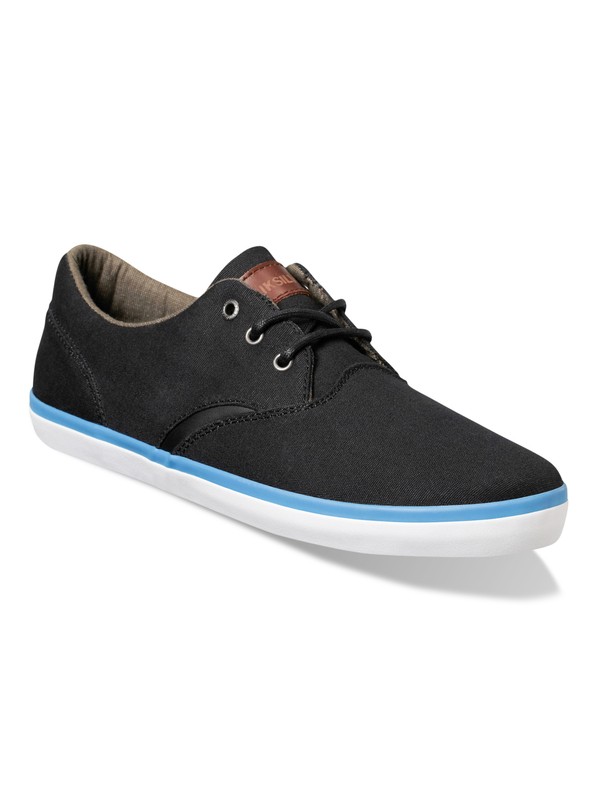 quiksilver, Emerson Vulc Canvas, BLACK/BLUE/WHITE (xkbw) 0 Emerson Vulc Canvas GQYS300003 Quiksilver