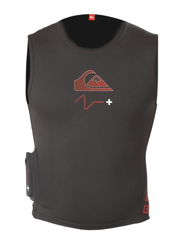 quiksilver, Ps+Qs Heated Vest, BLACK (blk) 0 Ps+Qs Heated Vest HV915MF Quiksilver
