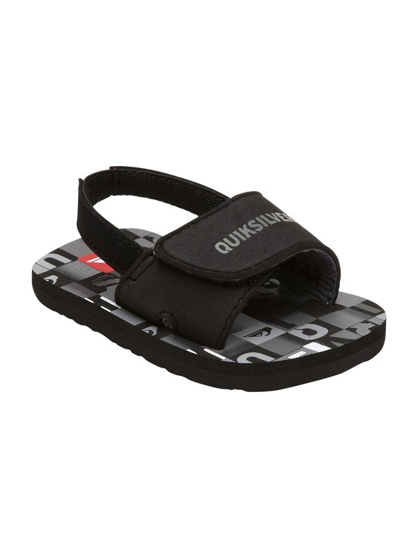 quiksilver, Baby Foundation Sandals, BLACK/GREY (bgy) 0 Baby Foundation Sandals I257130 Quiksilver