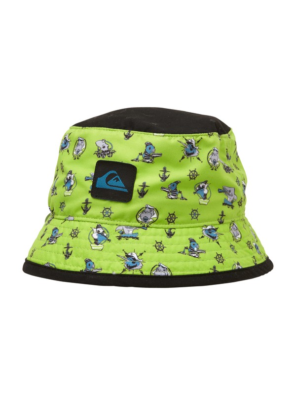 quiksilver, Boys 2-7 Gromett Bucket Hat, LIME GREEN (lim) 0 Boys 2-7 Gromett Bucket Hat K249C18 Quiksilver