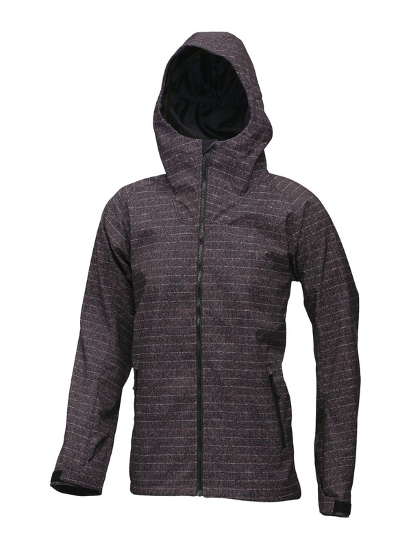 quiksilver, Origin 5K Softshell Jacket, WOOL STRIPE (blk) 0 Origin 5K Softshell Jacket KPMSJ174 Quiksilver
