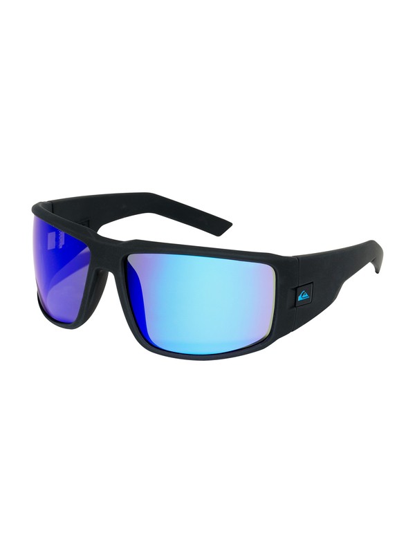 quiksilver, The Slab Sunglasses, BLACK / BLUE CHROME (295) 0 The Slab Sunglasses QEMN013 Quiksilver