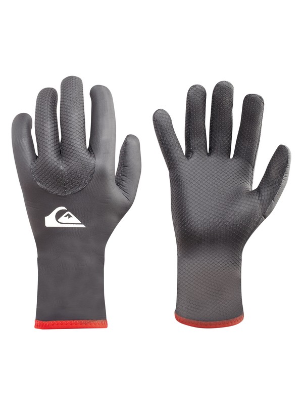 quiksilver, Syncro 2mm 5 Finger Mesh Glove, BLACK (blk) 0 Syncro 2mm 5 Finger Mesh Glove SA809MG Quiksilver