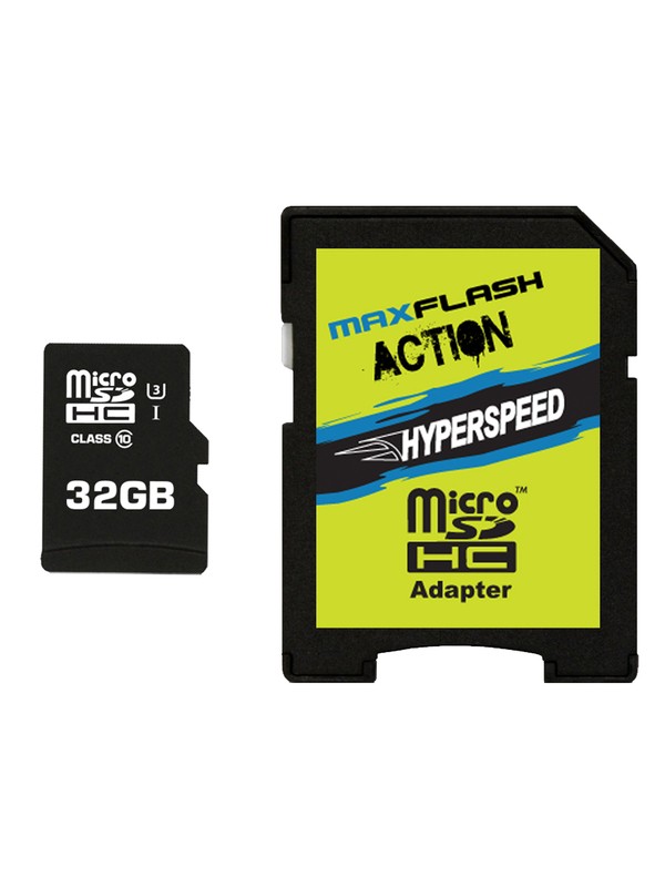 quiksilver, MaxFlash Action Hyperspeed 32GB MicroSD Card, ASSORTED (ast) 0 MaxFlash Action Hyperspeed 32GB MicroSD Card SD32HYP DC Shoes