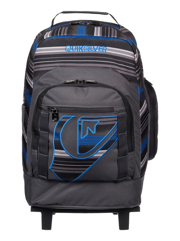 quiksilver, Hall Pass Wheelie Backpack, EVERYDAY STRIPE TARMAC (kta6) 0 Hall Pass Wheelie Backpack TPQS04008 Quiksilver