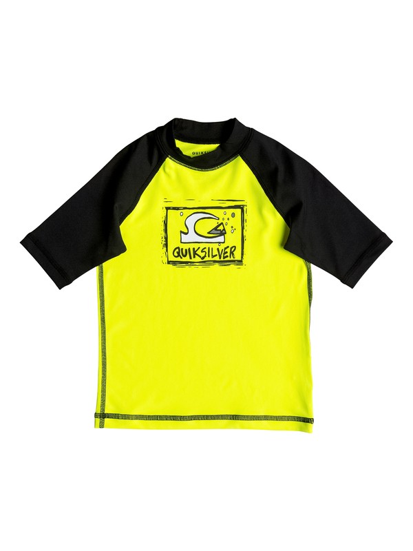 quiksilver, Bubble Dream - Lycra à manches courtes, SAFETY YELLOW/BLACK (yhj6) 0 Bubble Dream - Lycra à manches courtes Jaune UQKWR03031 Quiksilver