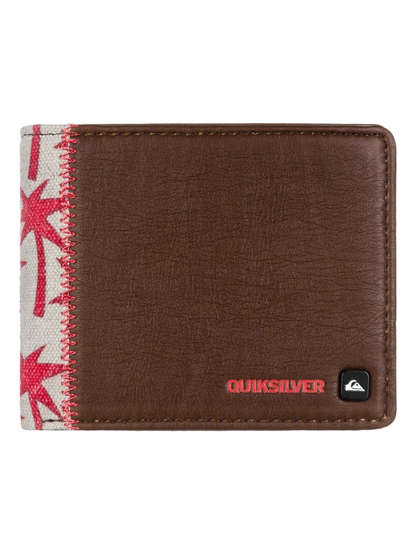 quiksilver, Mix Up Wallet, CHOCOLATE (ctk0) 0 Mix Up Wallet UQYAA00022 Quiksilver