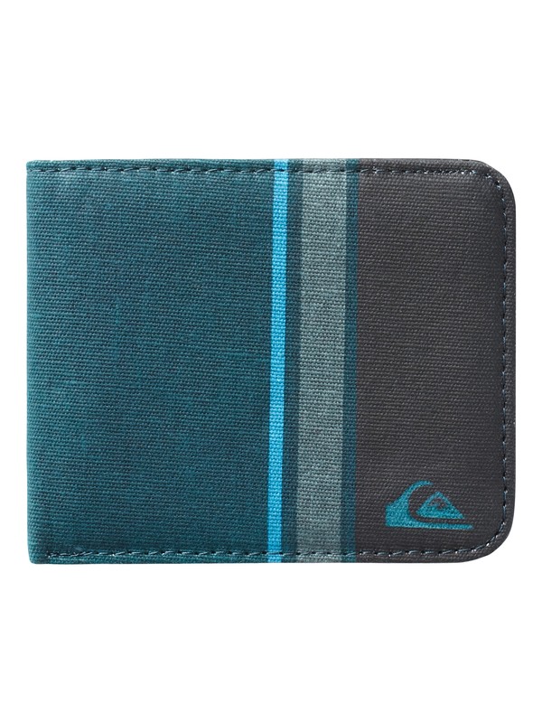 quiksilver, Comp Stripe Cotton Wallet, MOROCCAN BLUE (bsg0) 0 Comp Stripe Cotton Wallet UQYAA03006 Quiksilver