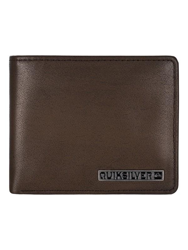 quiksilver, Mack Daddy Leather Wallet, CHOC BASCO (crn0) 0 Mack Daddy Leather Wallet UQYAA03019 Quiksilver