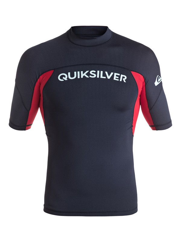 quiksilver, Performer - Lycra à manches courtes, NAVY BLAZER/QUIK RED (xbbr) 0 Performer - Lycra à manches courtes UQYWR03055 Quiksilver