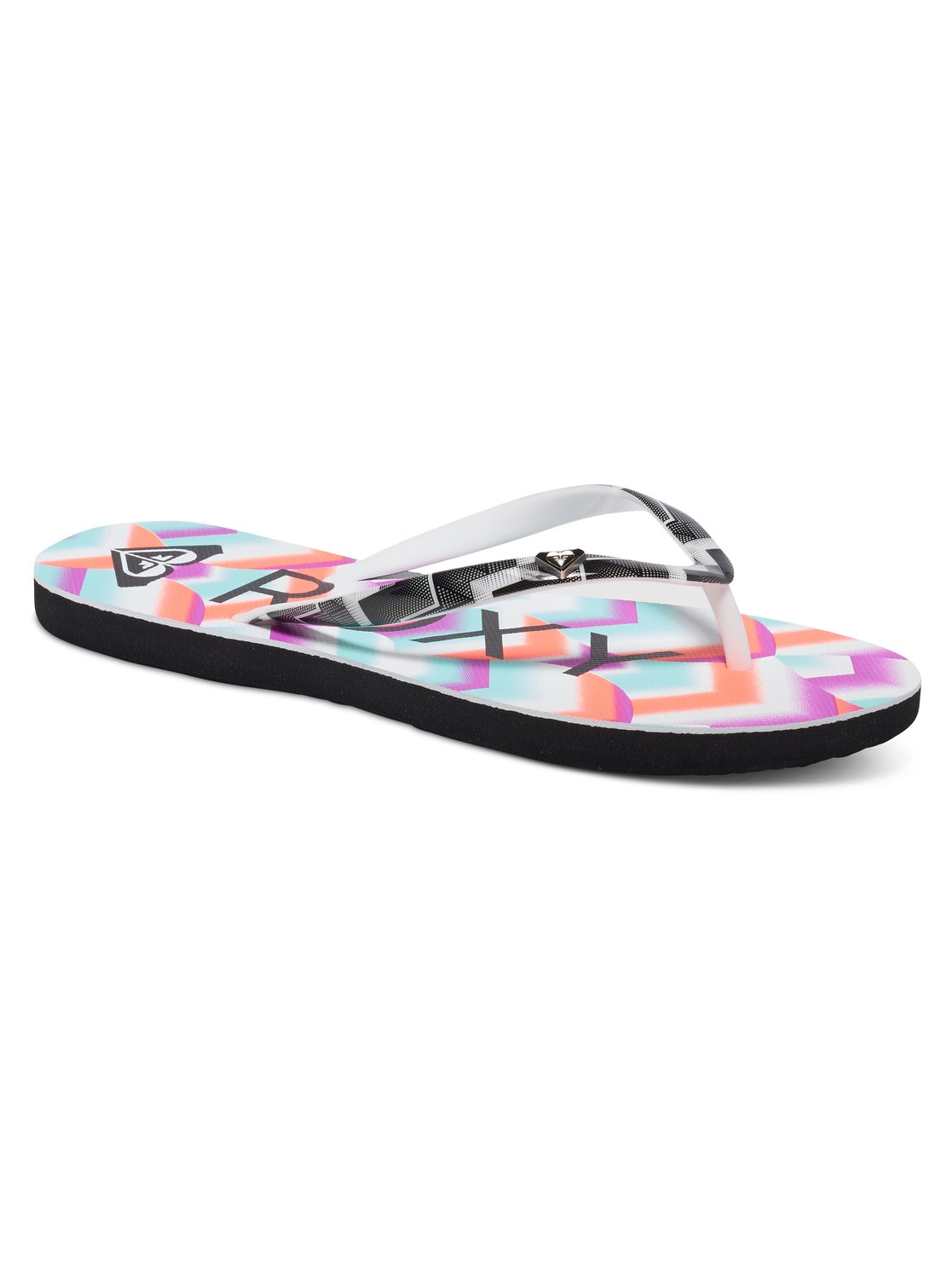 roxy rainbow flip flops