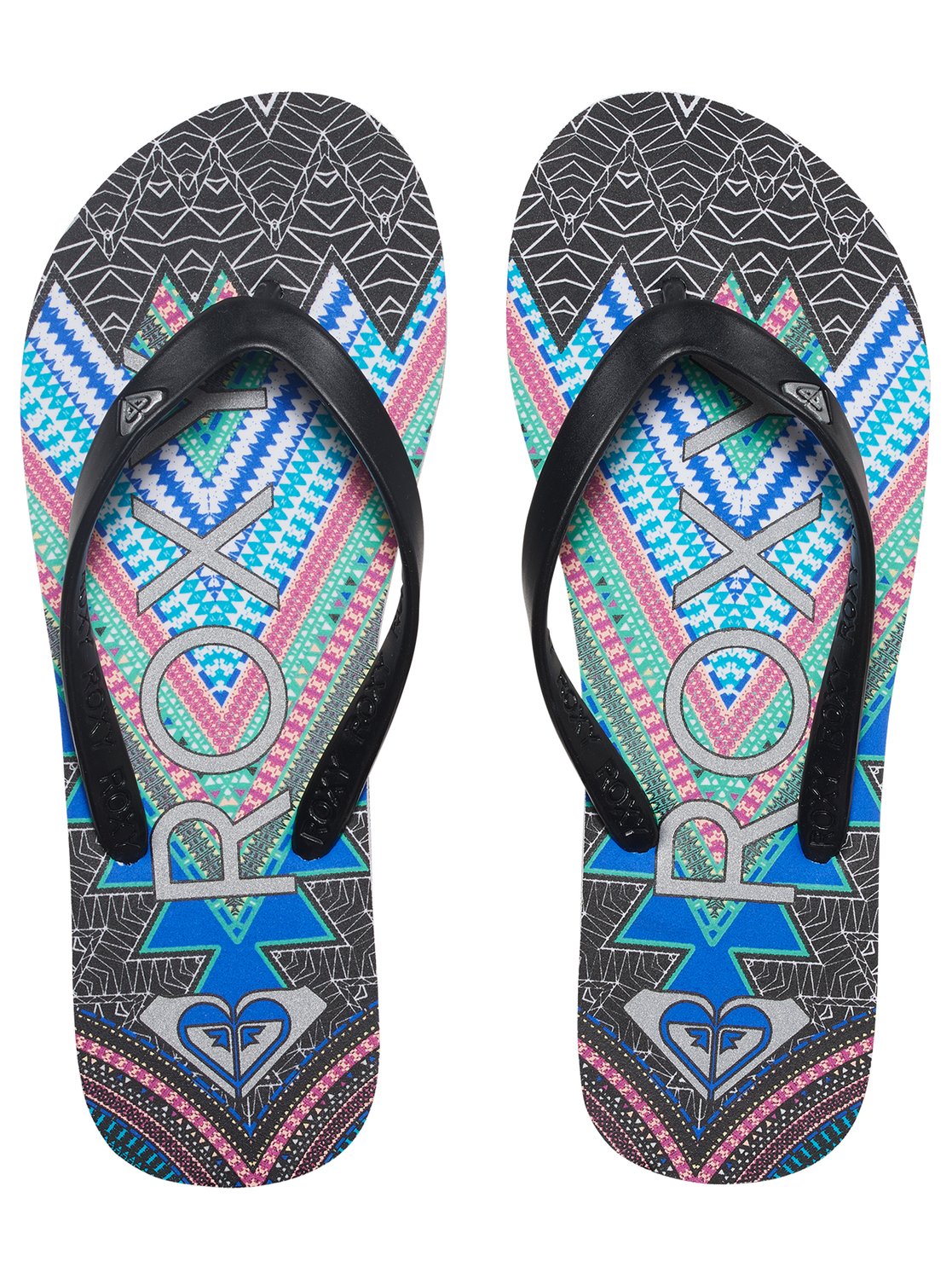 roxy rainbow flip flops