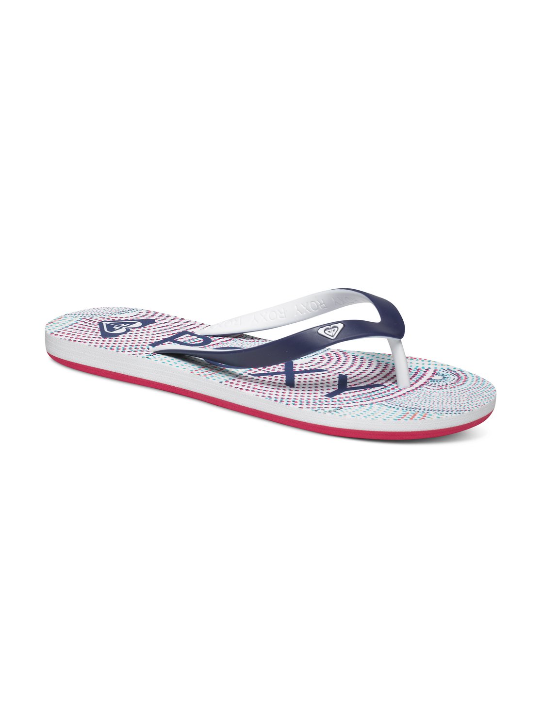roxy white flip flops