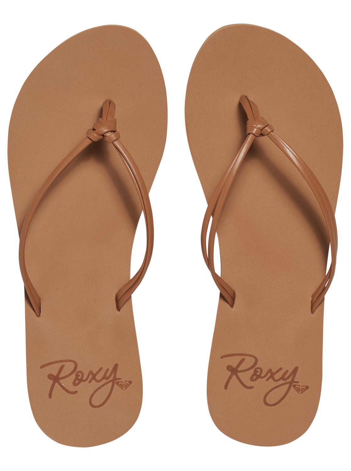 tan roxy flip flops