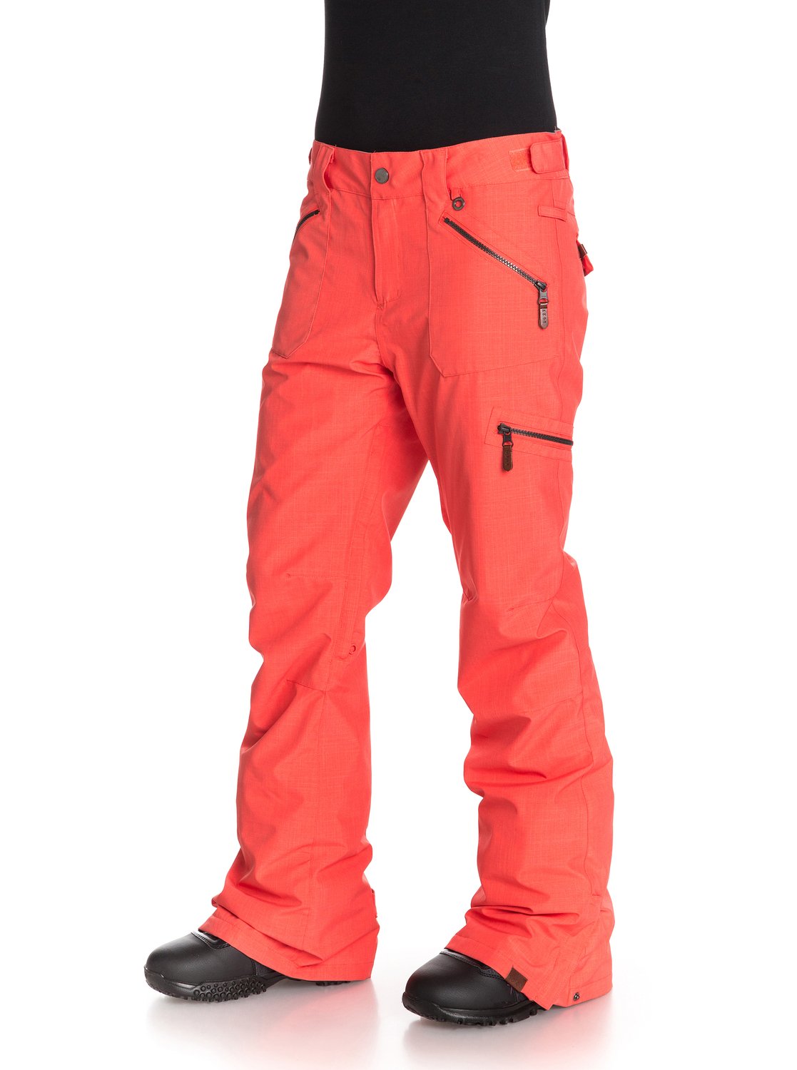 roxy nadia snowboard pants silver pink