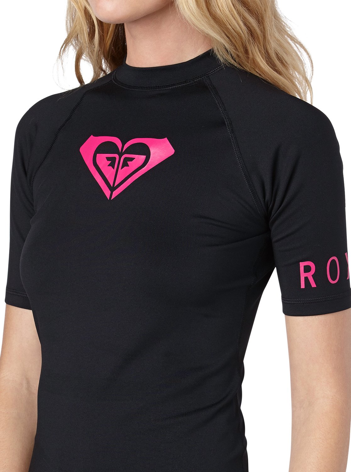 Whole Hearted Short Sleeve Rashguard ARJWR00023 Roxy