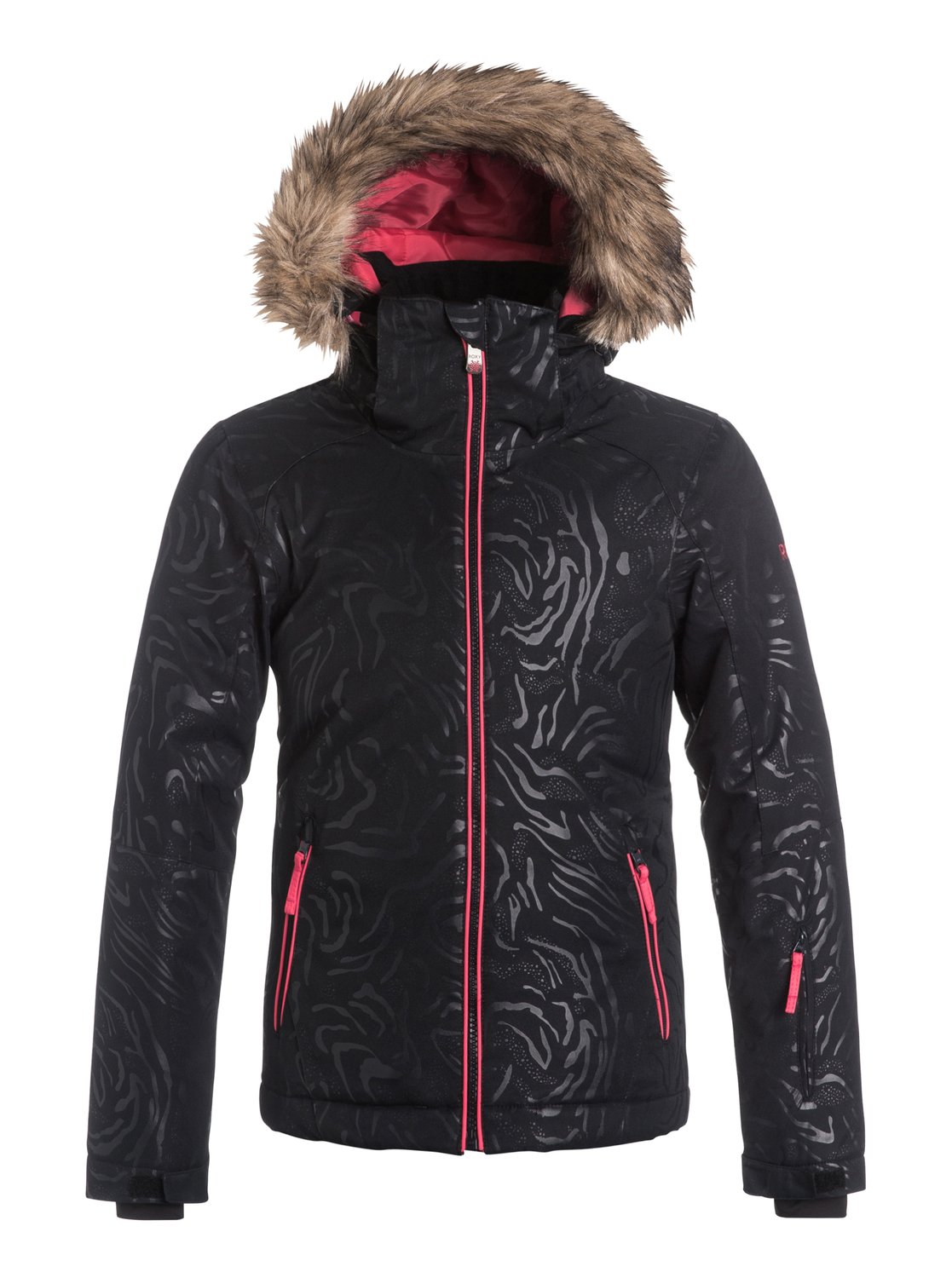 Girls 714 American Pie Solid Snow Jacket ERGTJ03020 Roxy