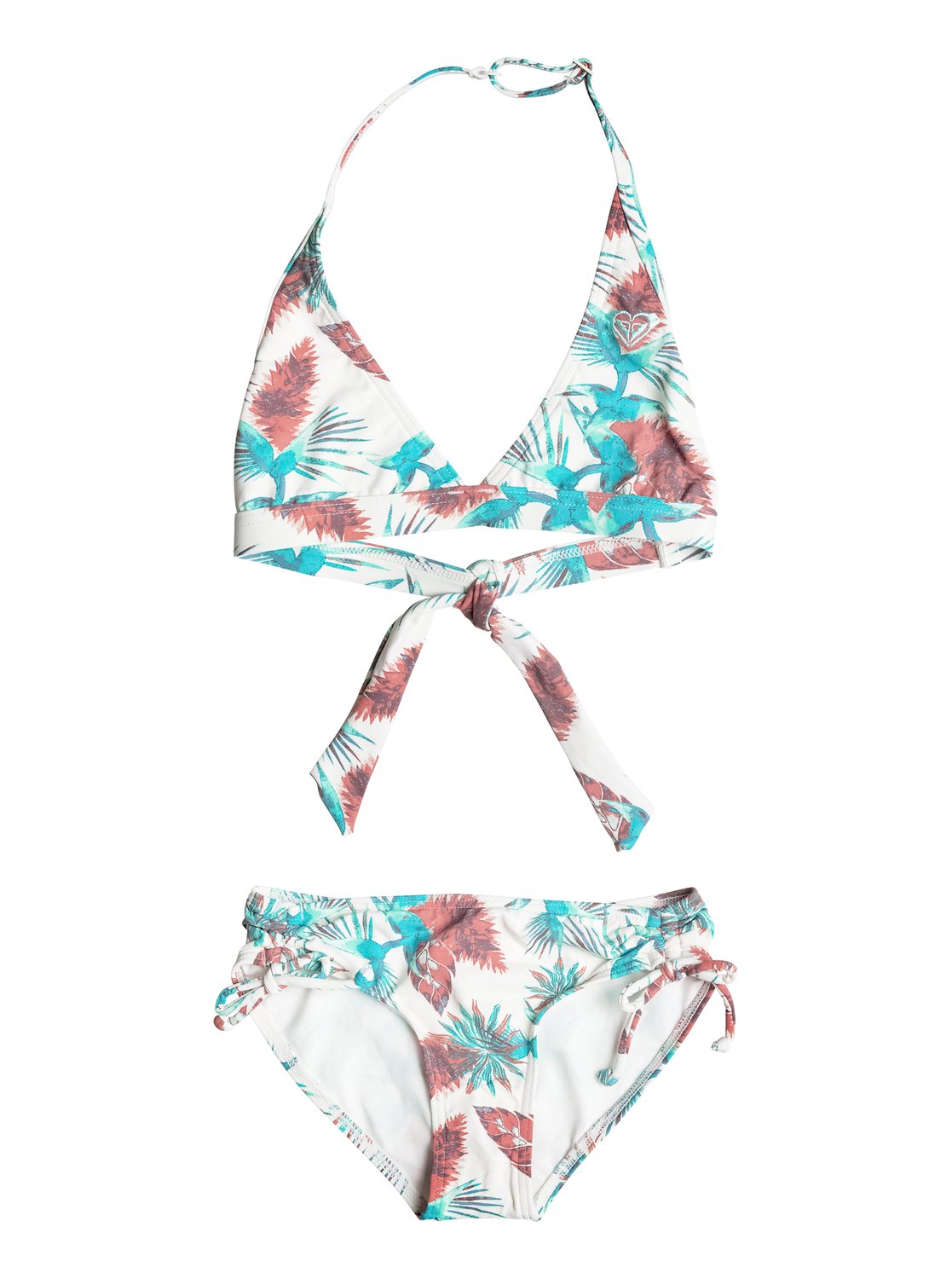 Girls Salty Shade Halter Bikini Set Ergx Roxy