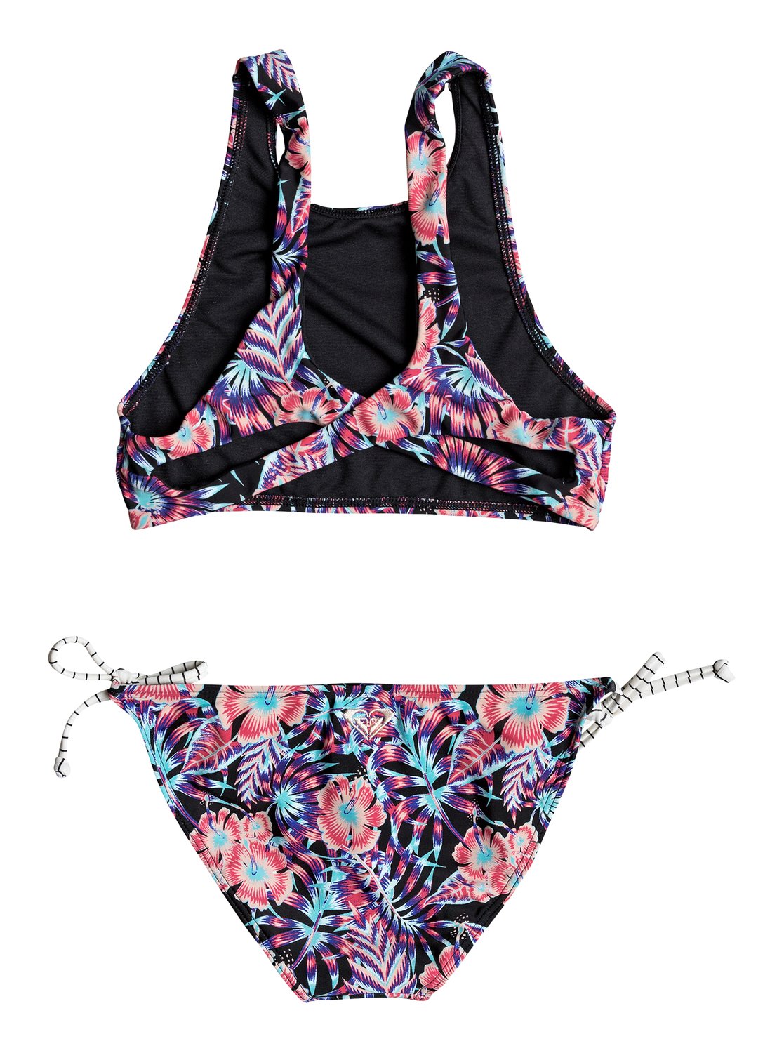 Girls Surfing Miami Crop Top Bikini Set Ergx Roxy