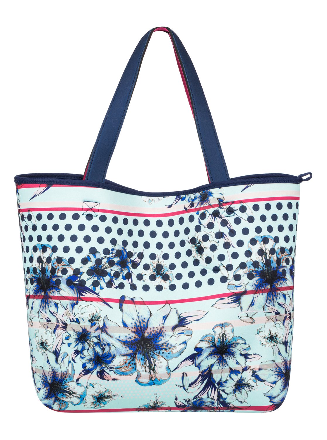 Inside The Rock Reversible Neoprene Beach Bag ERJBT03088 Roxy