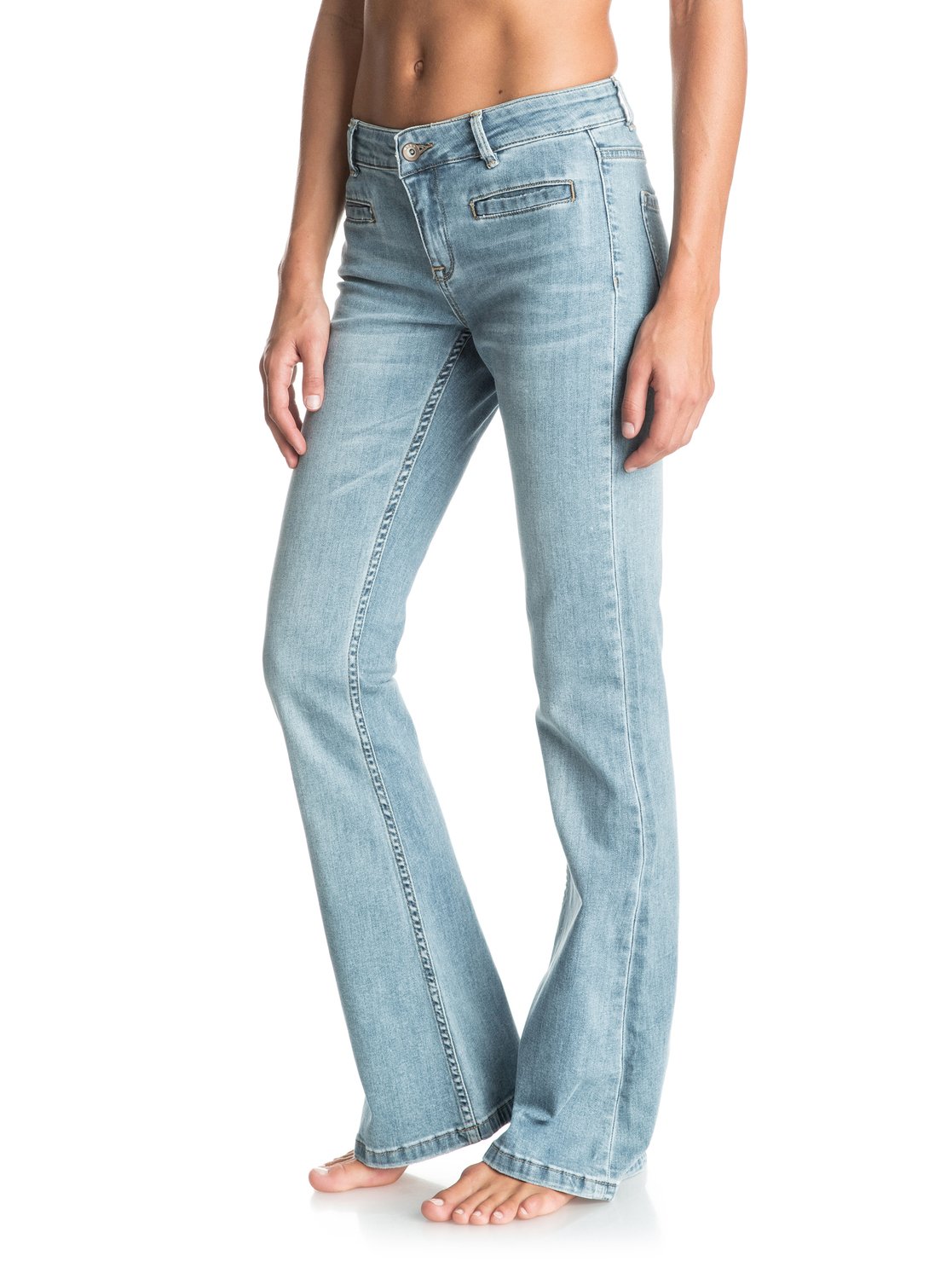 flared jeans light blue