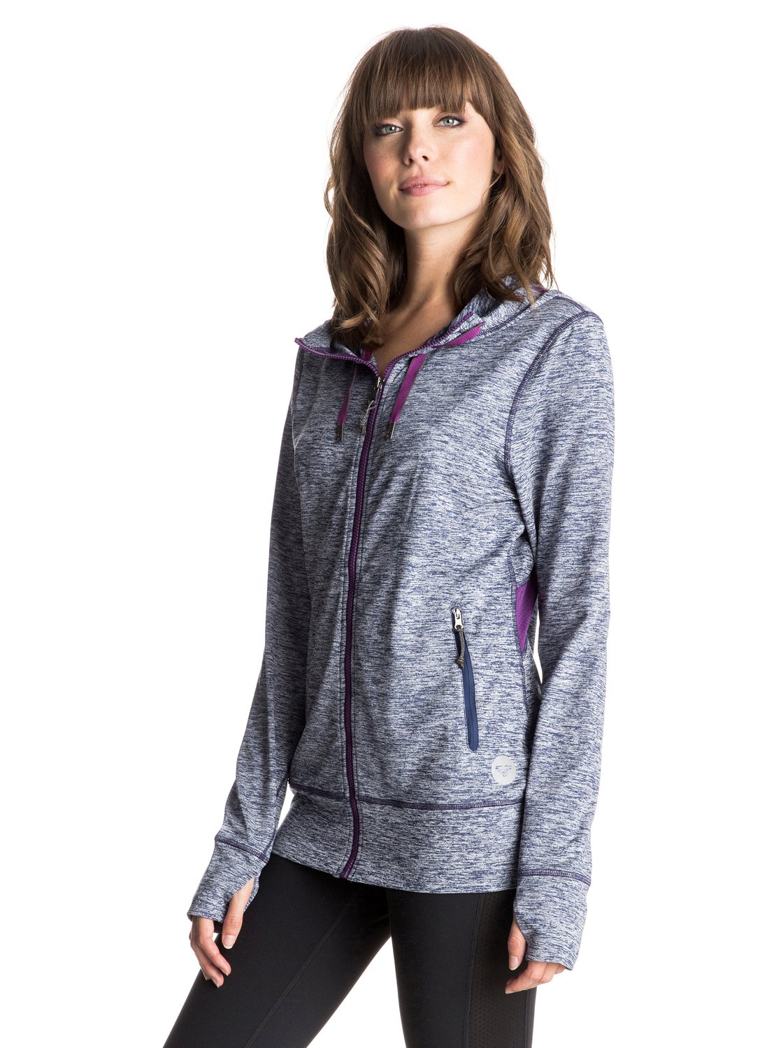 Худи на молнии EZ Does It Худи на молнии EZ Does ItЖенская худи EZ Does It Zip-Up от Roxy.ХАРАКТЕРИСТИКИ: длинные рукава, нагрудная молния, капюшон с регулировкой, сеточные вставки на спине.СОСТАВ: 92% полиэстер, 8% эластан.<br>