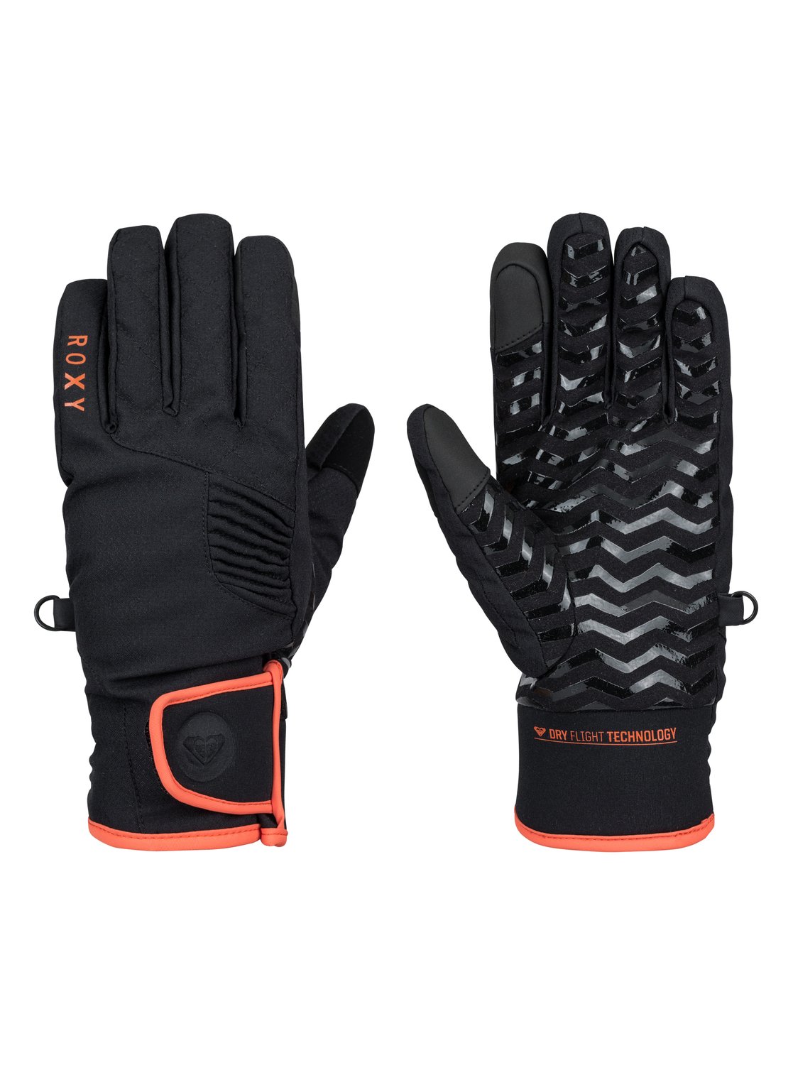 High Five High FiveЖенские перчатки High Five из сноубордической коллекции Roxy. ХАРАКТЕРИСТИКИ: предварительно сформированный крой, регулируемое запястье, панель для протирки маски и вытирания носа на большом пальце, силиконовый принт на ладошке, эластичная панель. СОСТАВ: 100% полиуретан.<br>