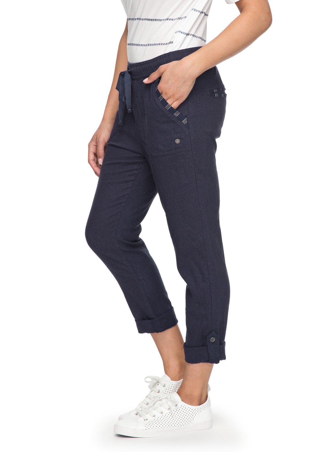 roxy linen pants