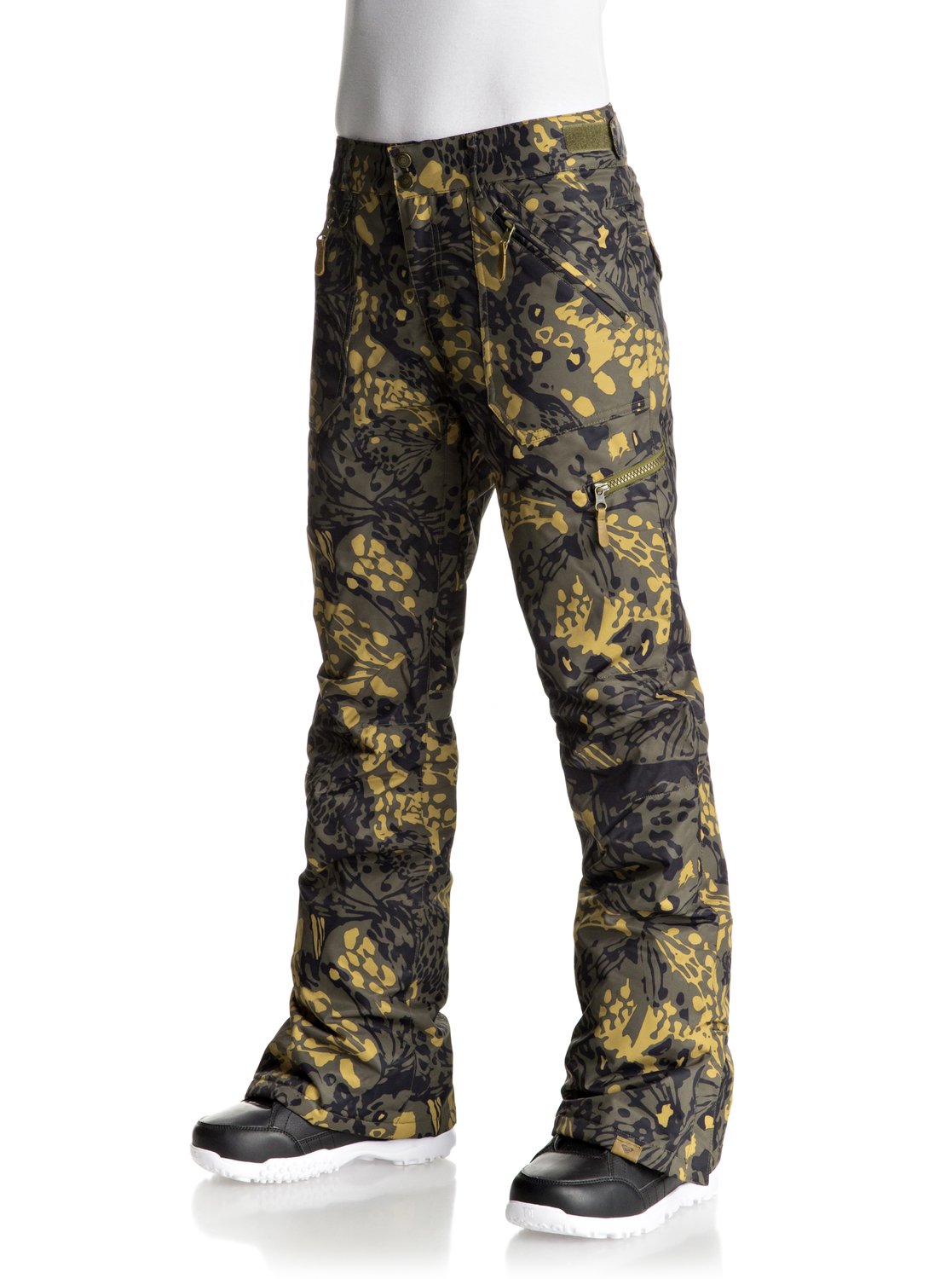printed snow pants